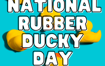 National Rubber Ducky Day in Pre-K