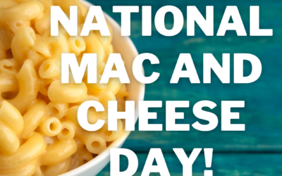 National Mac and Cheese Day in Pre-K (July 14)